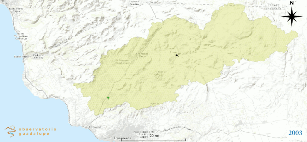Mapa registro de especies de flora y fauna.
