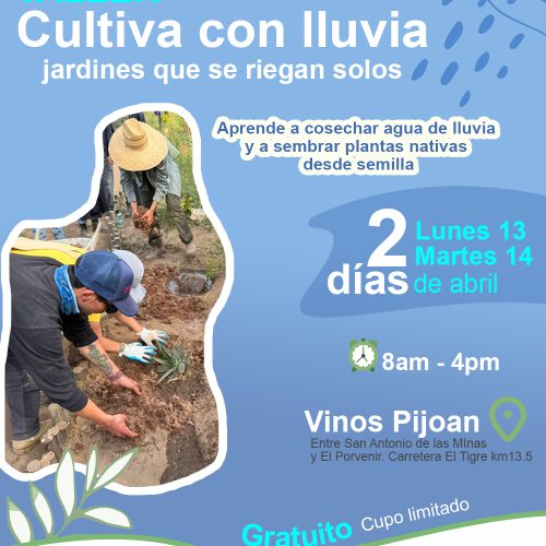 Taller Cultiva con lluvia 2026